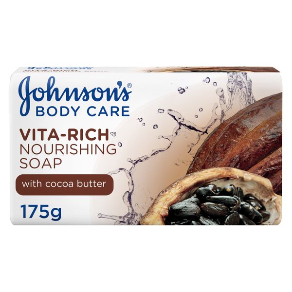 Johnson's Body Soap, Vita-Rich, Nourishing, 175g x 12