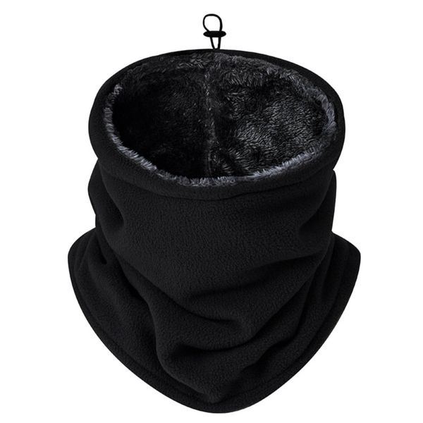 Winter Warmer Soft Fleece Lining Adjustable Neck Gaiter Thicken