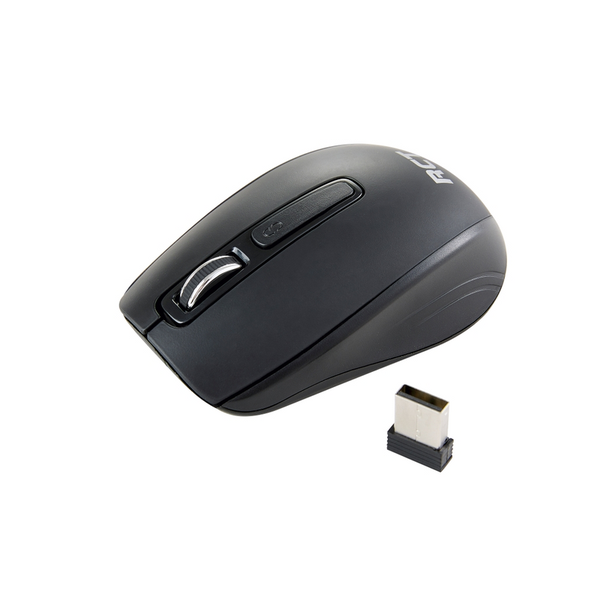 RCT X850BK Wireless 3 Button 1200 DPI Optical Mouse with Scroll Wheel