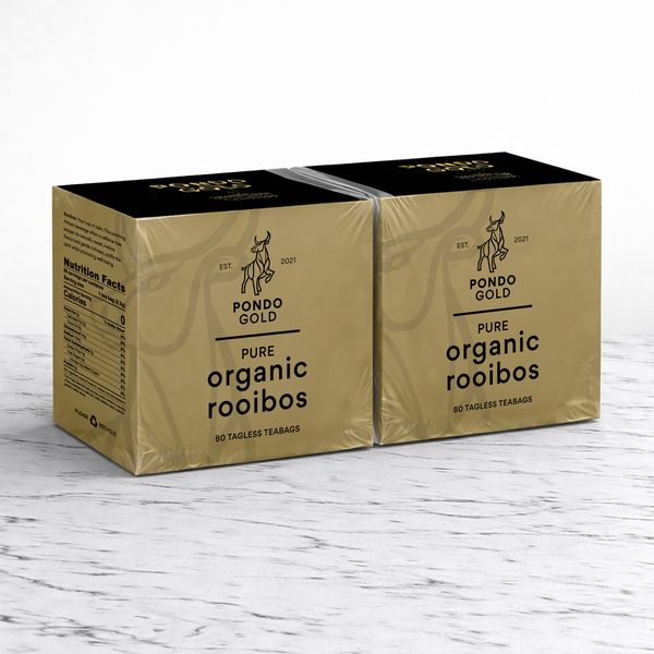 Pondo Gold Pure Organic Tea Duo Pack (2 x 200g)