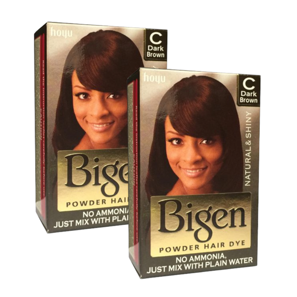 Bigen Powder Hair Dye 2 Piece - Dark Brown - Paris