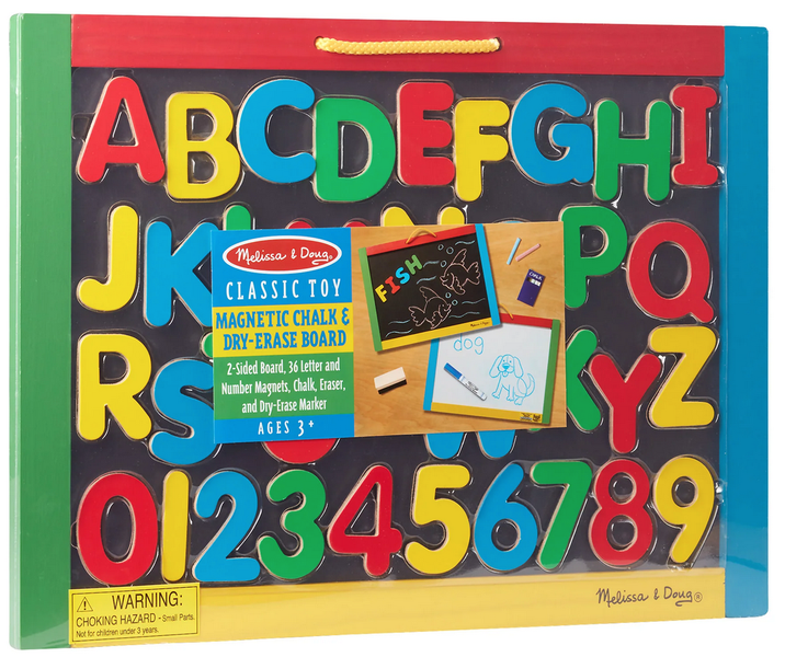 Melissa &amp; Doug Magnetic Chalkboard And Dry-Erase Board