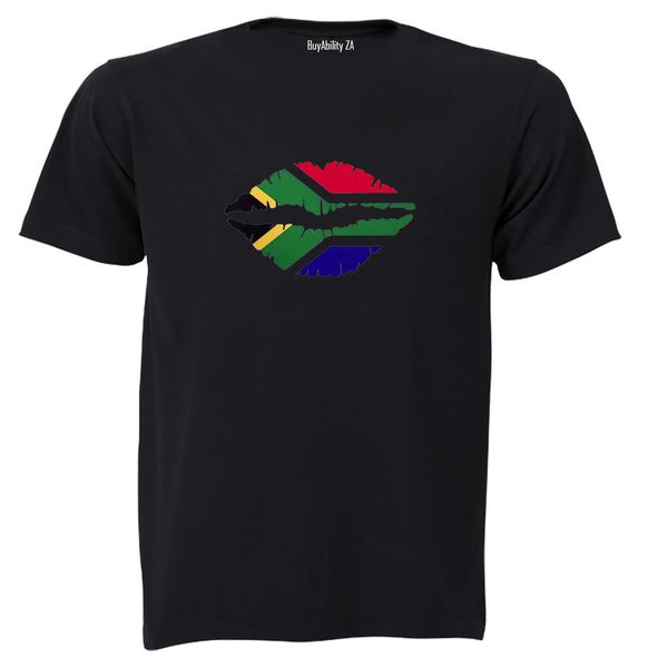 South Africa Lips - Adults T-Shirt