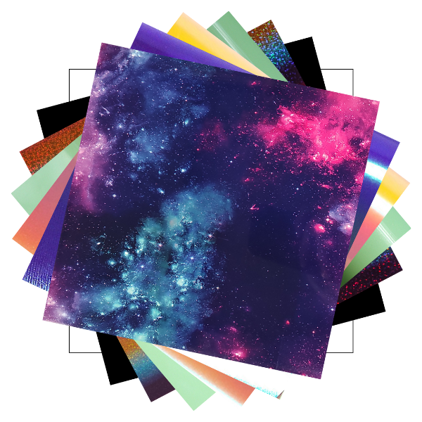 Krigie Heat Transfer Vinyl Sampler - Mercury (7 Sheets)