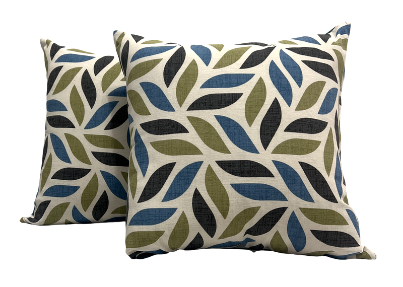 Stella scatter cushion set -2 (green and blue)
