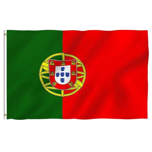 Decor Outdoor Double Sided Fade Resistant Portugal National Flag - 150cm