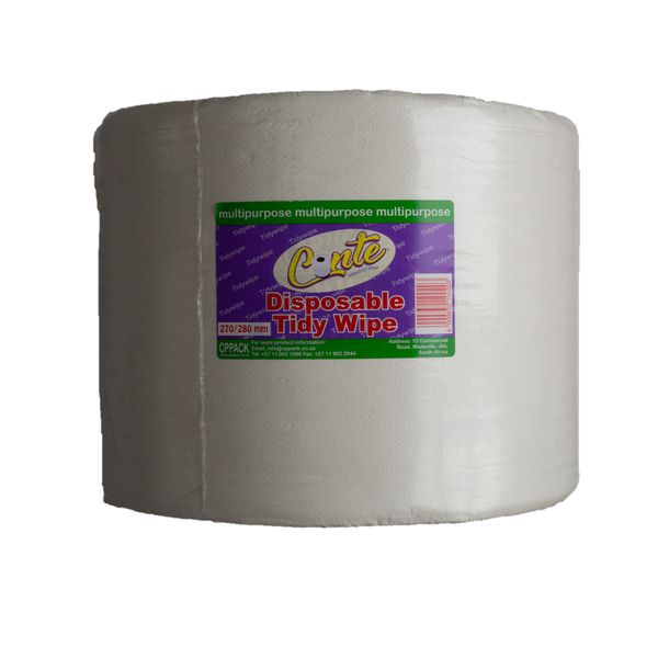 Industrial Disposable Tidy Wipe - Multipurpose Garage Roll - 1500 Meters
