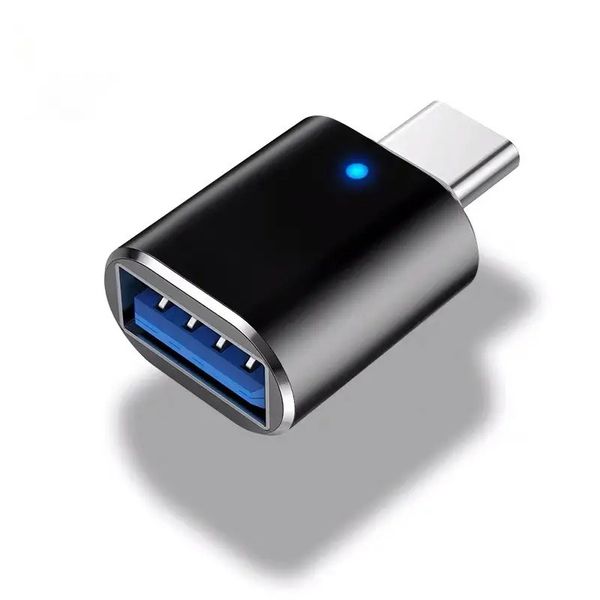 USB C Male To USB 3.0 Female Adapters - Black