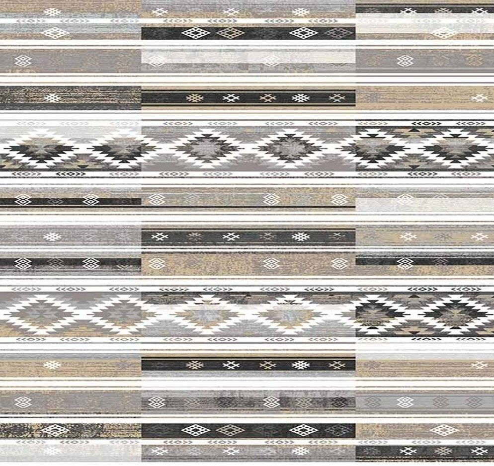 Beige, Black & White Tribal Rug Buy Online in South Africa