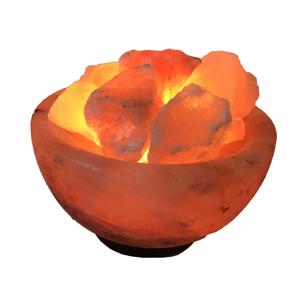 Himalayan Crystal Salt Lamp - Fire Bowl