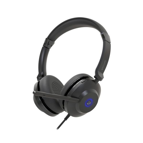 Astrum On-Ear Wired Headphones with Teams Control Dual ENC Mic - TalkPro10