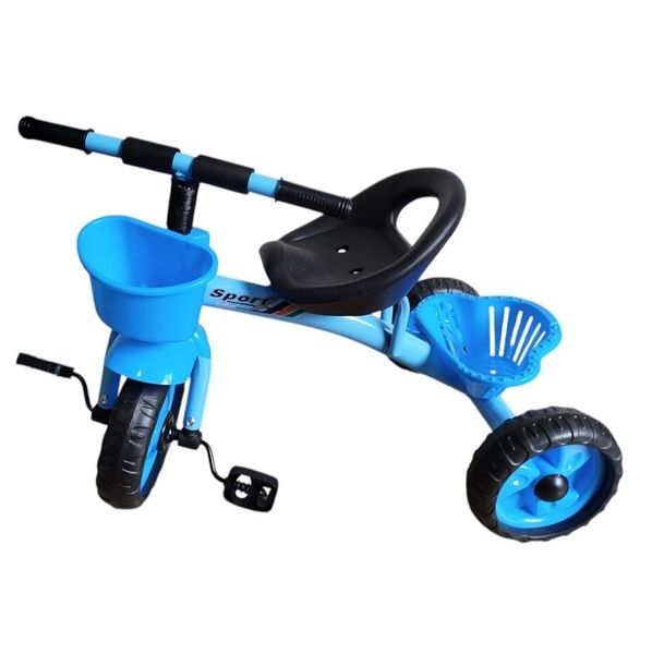 Ride-On Tricycle for Kids Back Seat Bike for Toddlers and Children