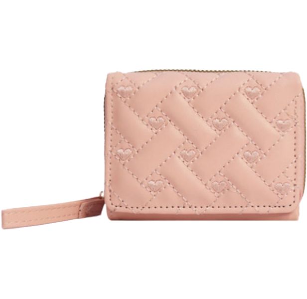 Women's Short Wallet-Student Coin Purse-Trifold Credit Card Bag