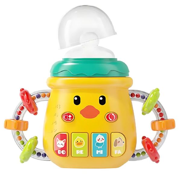 Baby's First Musical Friend - Colourful Baby Bottle-Shaped Educational Toy