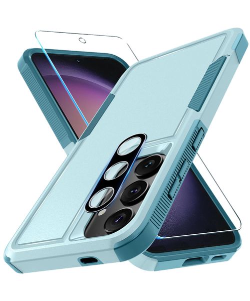 TPU Case &amp; Screen Protector Combo For Samsung Galaxy S24 FE
