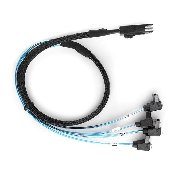 Mini SAS 36Pin to 4x SATA 90 Cable 0.5m