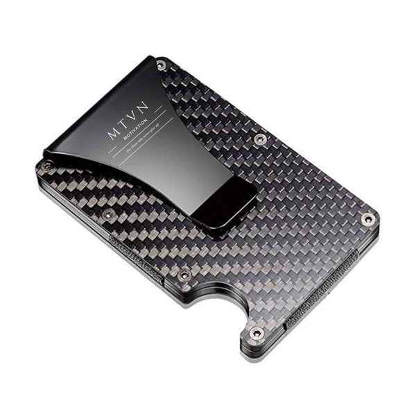 MTVN Technologies- Minimalist Wallet,Card Holder&amp;Money Clip - RFID Blocking