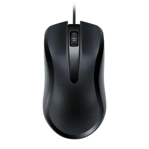 V12 USB Optical Wired Mouse with Easy Click Ergonomic Design