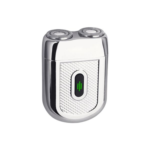 USB Rechargeable Portable Rotary Double-head Hair Shaver AB-J438
