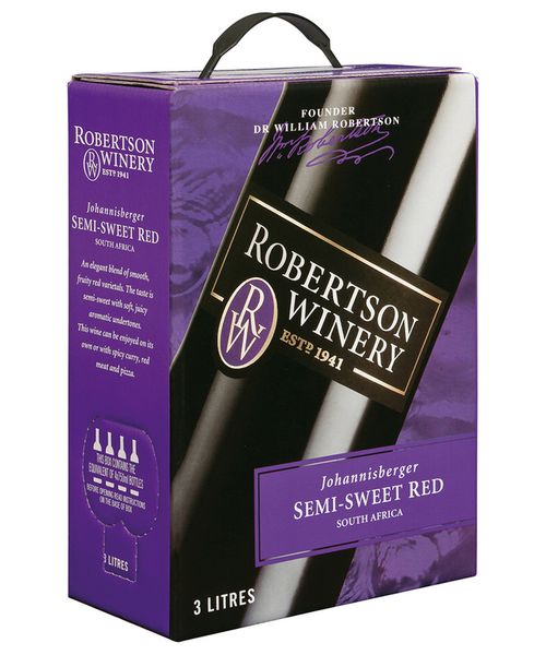 Robertson Winery | Johannisberger Semi-Sweet Red | 1 x 3L