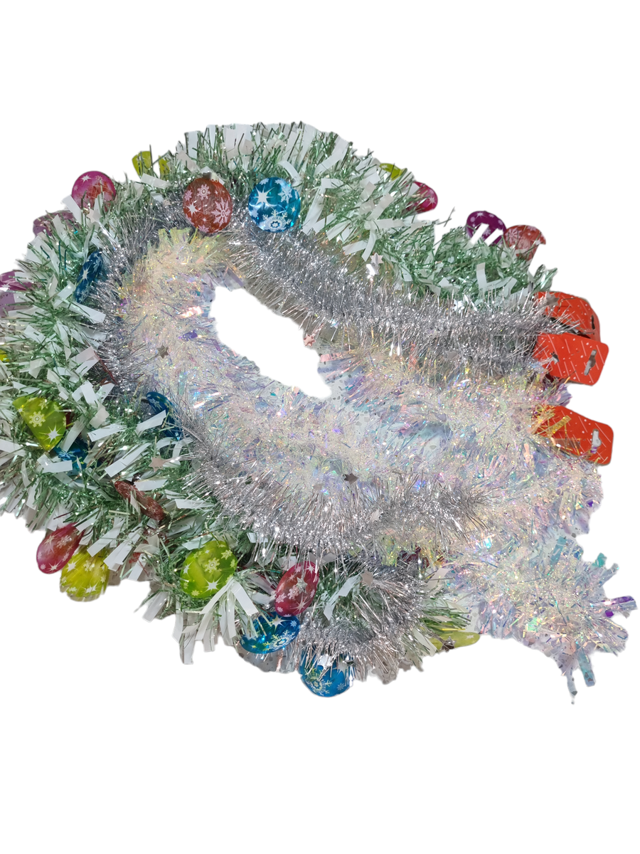 Pack of 3 assorted Christmas tinsels