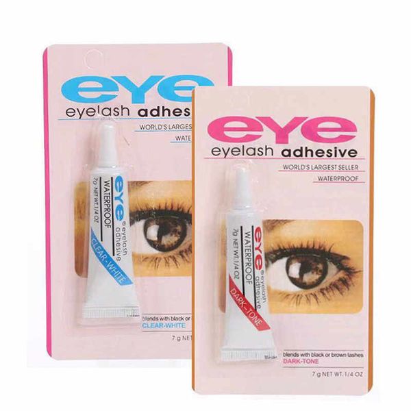 Clear-White &amp; Dark-Black Waterproof - Eyelash Glue