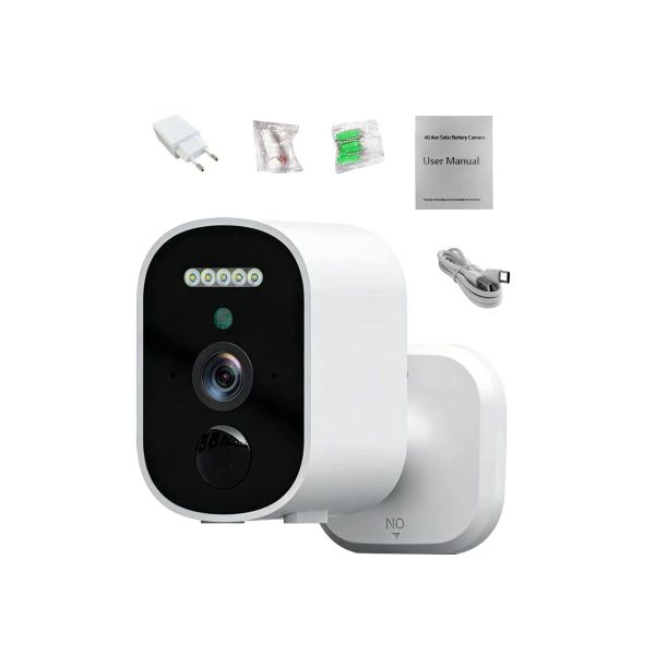 Wireless Surveillance Camera with 8000mAh Battery AI Tracking Home Securit