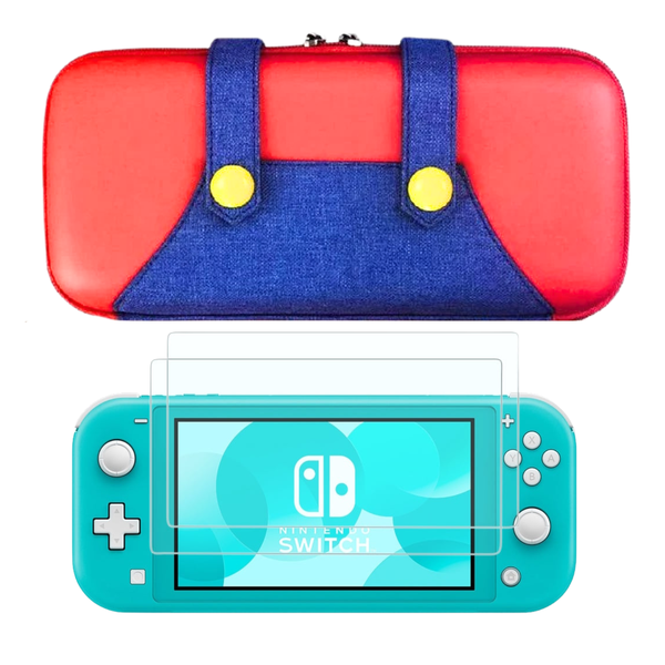 Gamer Guard Nintendo Switch Lite Case + 2 Tempered Glass Screen Protectors