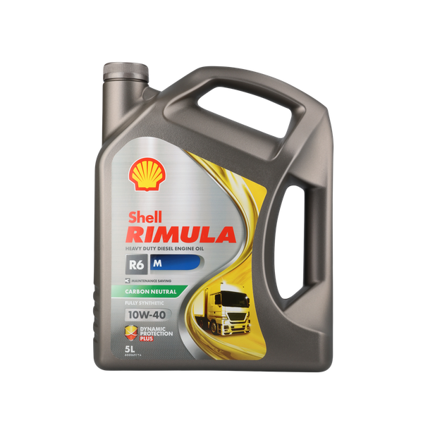 Shell Rimula R6 M 10W40 5 L Heavy Duty Diesel Engine Oil