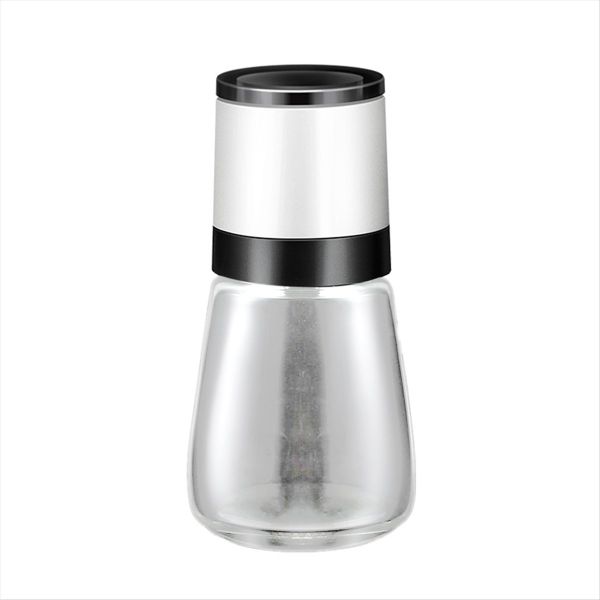 Manual Salt Pepper Grinder Transparent Glass