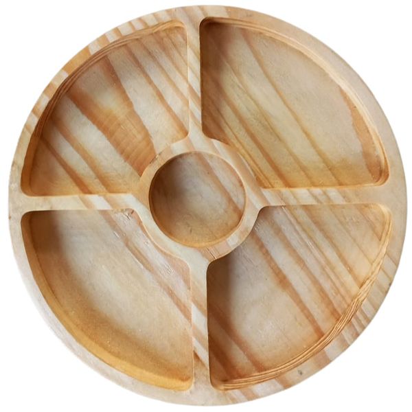 Round Snack Tray
