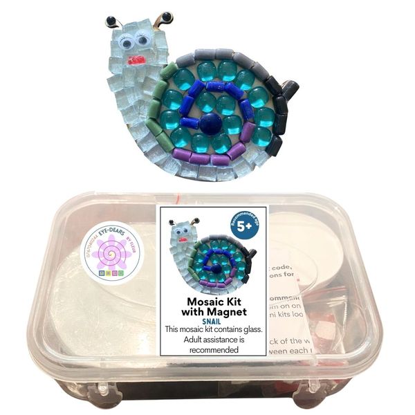 Mosaic Craft Kit with Magnet - Snail (Small)