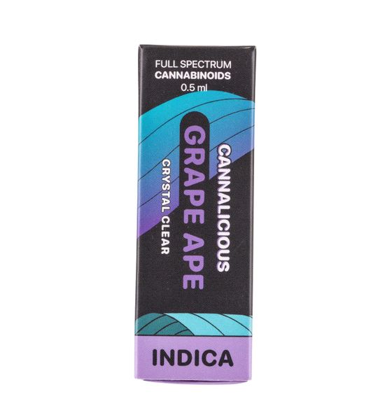 Cannalicious Grape Ape Indica - Vape Cartridge