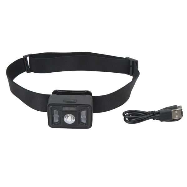 Led Headlamp Highlight IP5 Waterproof Motion Sensor Usb Rechargeable