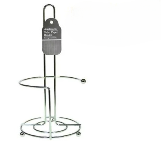 Modern Chrome Toilet Roll Holder 34 x 16 cm - Premium Finish, Easy Install