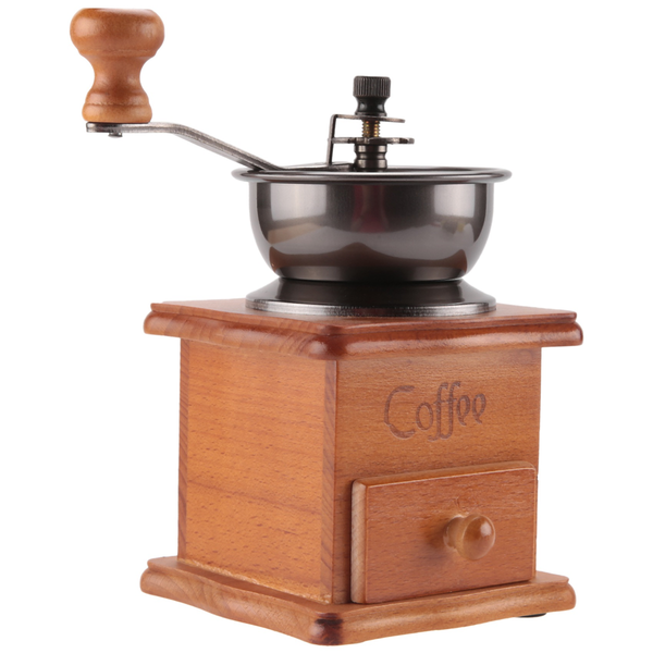 Coffee Bean Grinder Wooden Manual Coffee Grinder Stainless Steel
