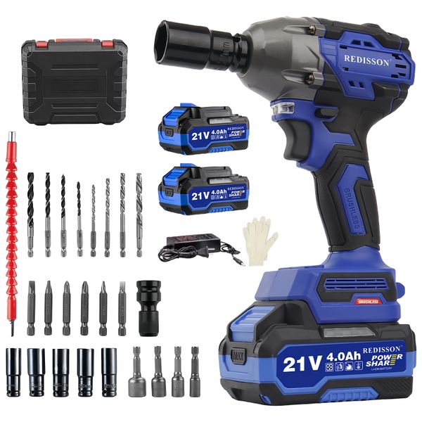 Redisson Cordless Impact Wrench -450Nm Brushless Impact Driver