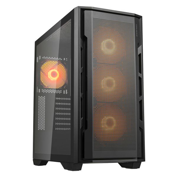 Cougar UNIFACE RGB Mid Tower Case - Black