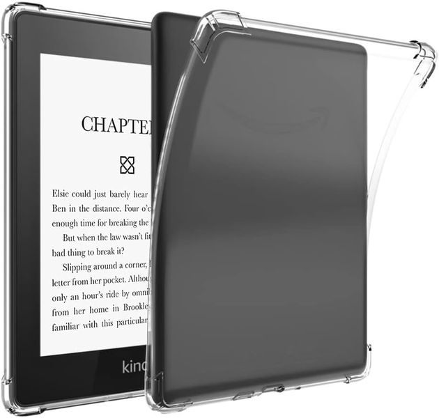CAWA Transparent Back Cover Compatible with Kindle Paperwhite 6.8
