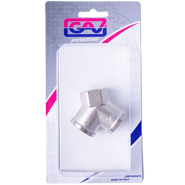 Gav Y Connector Fff 1/2" Packaged