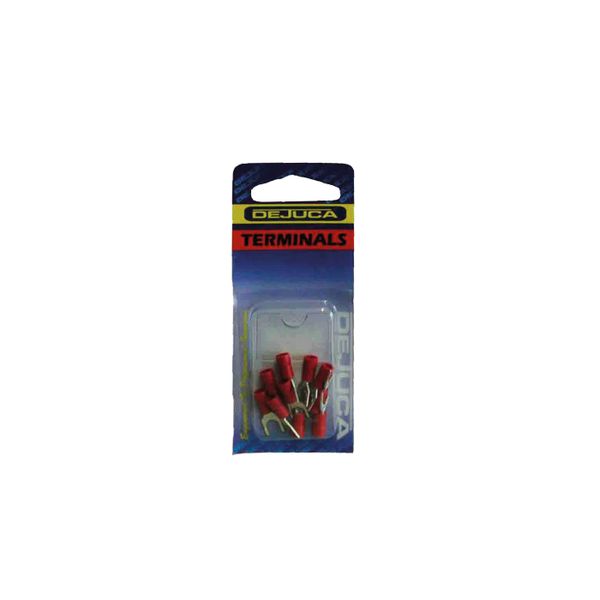 Dejuca - Terminal - 10 Piece - Spade - Red - 3mm - 3 Pack