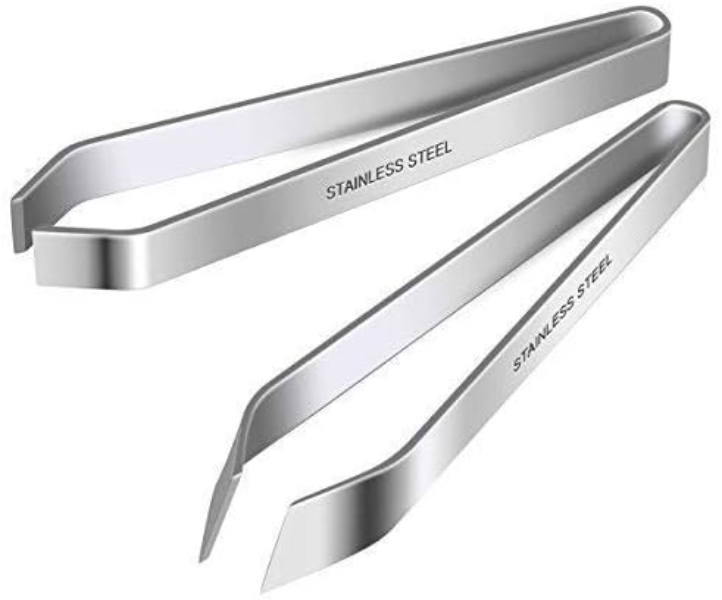 HASHBROWN'S 2 Piece Fish Bone Tweezers Stainless Steel