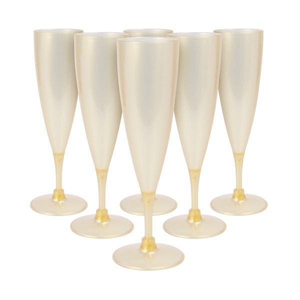 Lumoss - Champagne Glasses 200ml - 6 Pack
