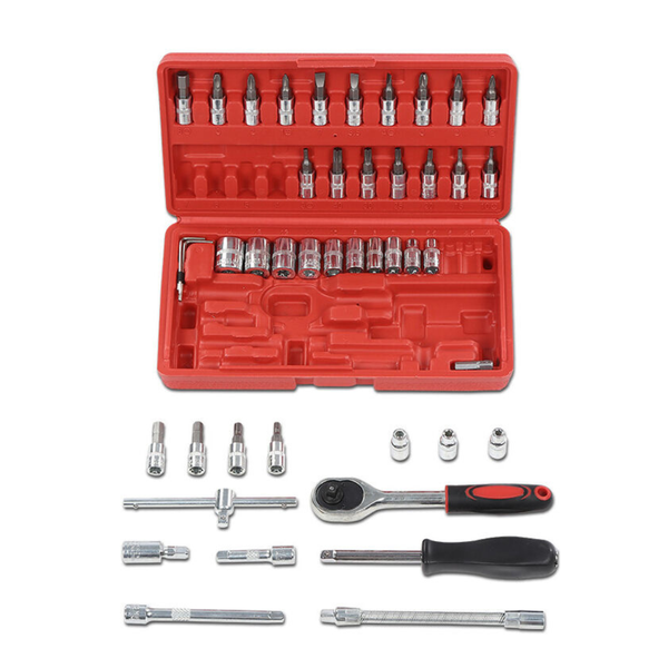 Multi-Use Socket Tool Kit - 46pc 1/4 inch