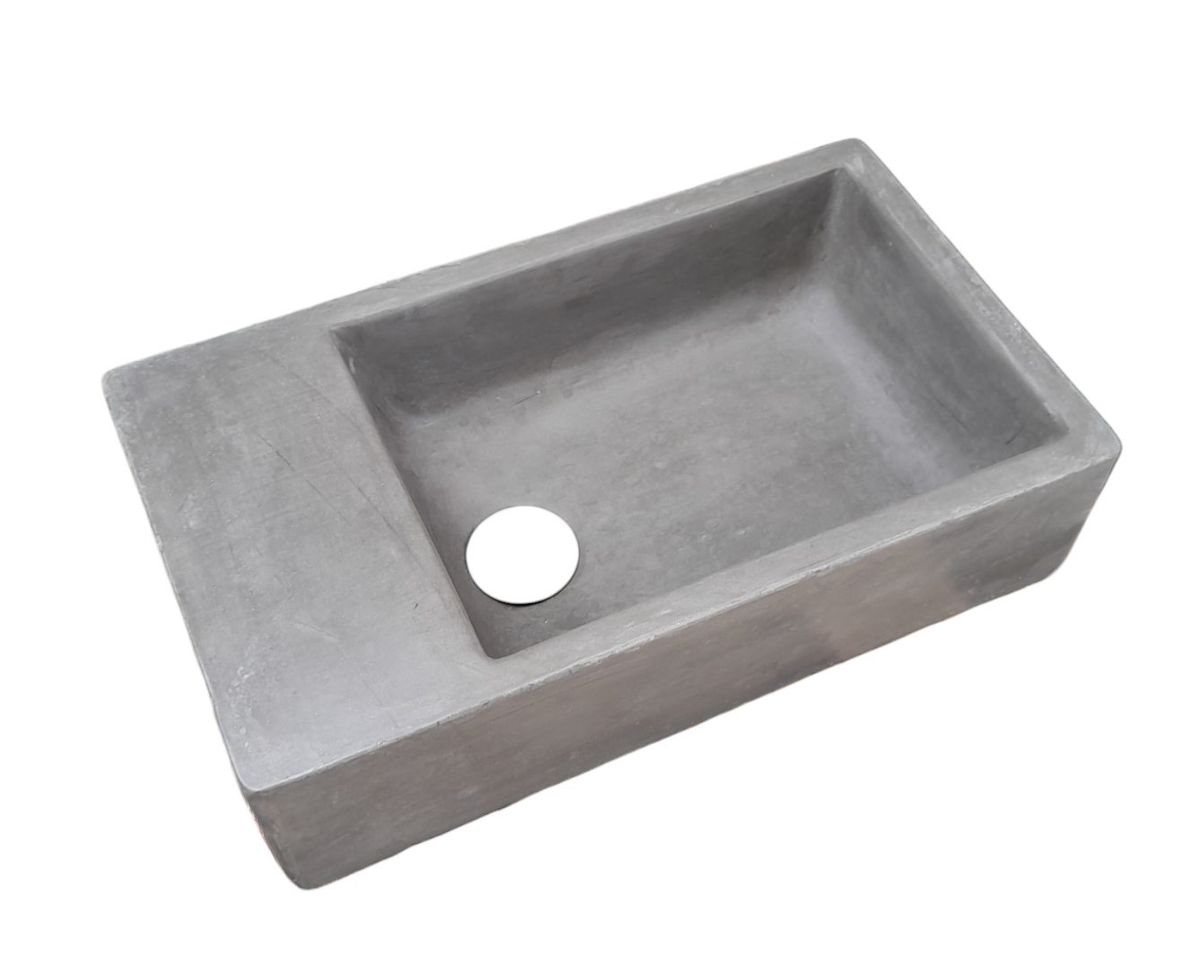 Rectangular Charcoal Indoor & Outdoor Basin 420 X 240 X 115mm Stone Sink