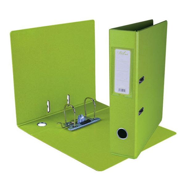 Lime Green PVC Lever Arch File A4 - 70mm spine and Rado