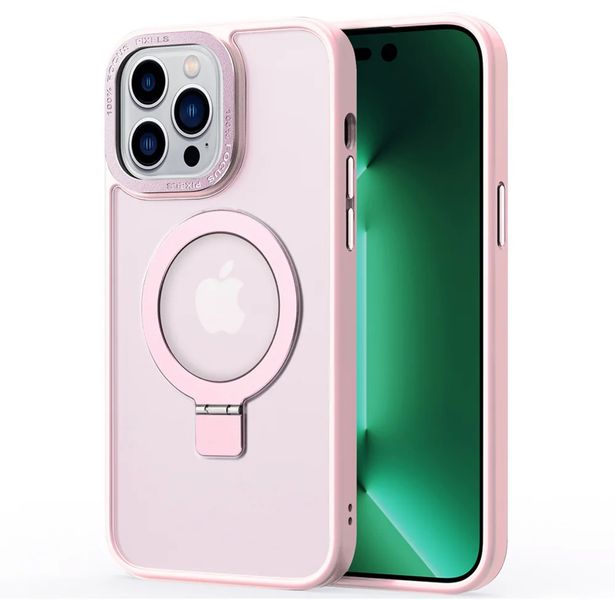 Pink Mag-Safe Compatible Phone Case For Iphone S image
