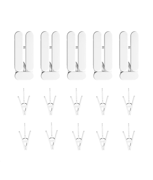 5 Pack Portable Foldable Travel Anti-slip Hanger with Clips