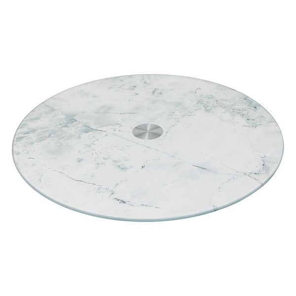 5five Glass Marble Effect Lazy Susan 32x2.4