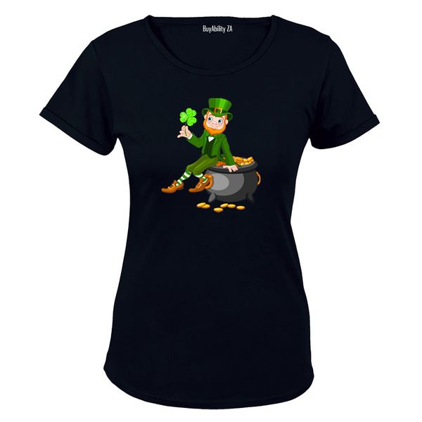 St. Patricks Leprechaun - Ladies - T-Shirt